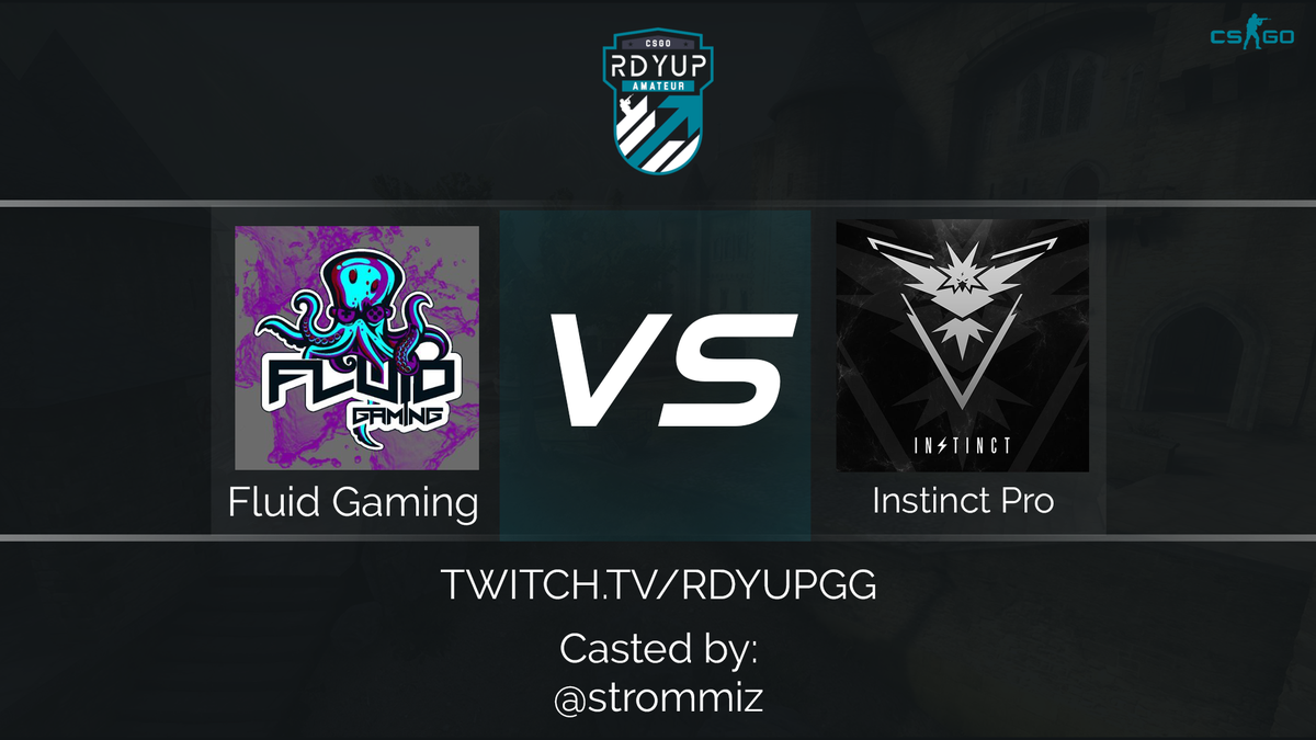 RDYUPgg's tweet photo. We have @strommiz casting the first playoffs match tonight @FluidGamingFG VS @InstinctProEsp  over at https://t.co/yUP4JOv2YS at 8PM https://t.co/pL61NHjJqH