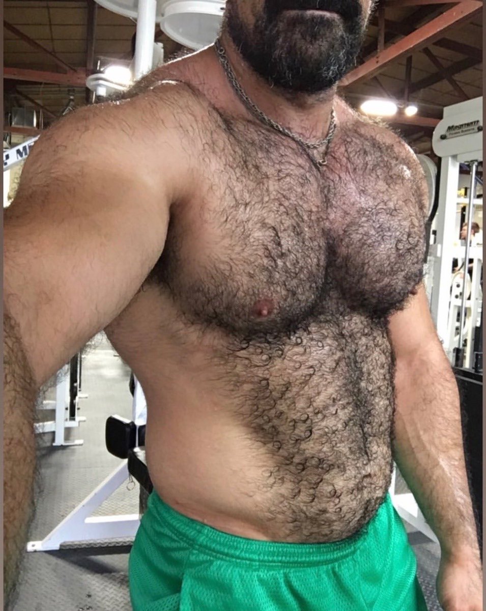Who likes a thick, sweaty hairy chest? pic.twitter.com/woGfDvs5cO. #muscleb...