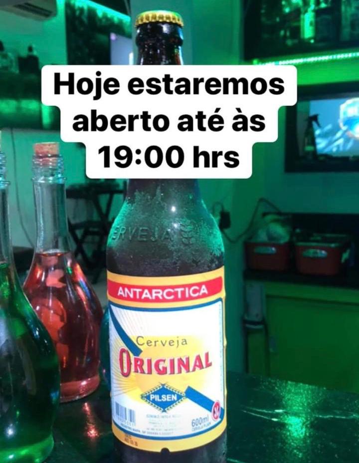 Seguindo todas as medidas preventivas, hoje estaremos abertos até às 19h com aquele preço especial na Original GELADAAAAA: R$ 5,90.