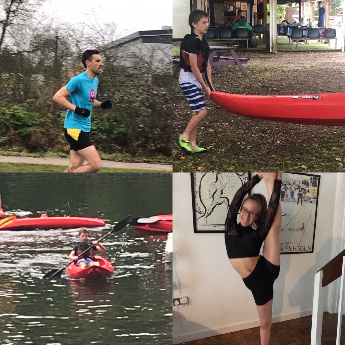 dawnholmes06's tweet photo. Busy busy Toby completing level 2 kayaking Matt completing the equivalent of running up Mont Blanc and 2 great classes for Issy with @pineappledance https://t.co/vJ3gBQvczD