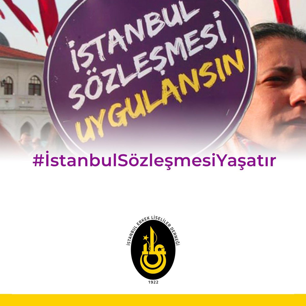 ieldernegi's tweet photo. İstanbul Erkek Liseliler Derneği (İELDER) Toplumsal Cinsiyet Eşitliği Komisyonu olarak tüm mezunlarımızı kamuoyunda tartışılan "İstanbul Sözleşmesi" hakkında bilgilendirmek istiyoruz.

Detaylı bilgilendirme metni için: 
https://t.co/mo1SzgbpOD https://t.co/g7CiShagNC