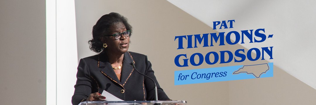 Red to Blue:Patricia (Pat) Timmons-Goodson is running to flip US NC-08 Blue. See  on how you can support her campaign.  #BlackWomenLead https://twitter.com/TimmonsGoodson/status/1284243022184685568?s=20