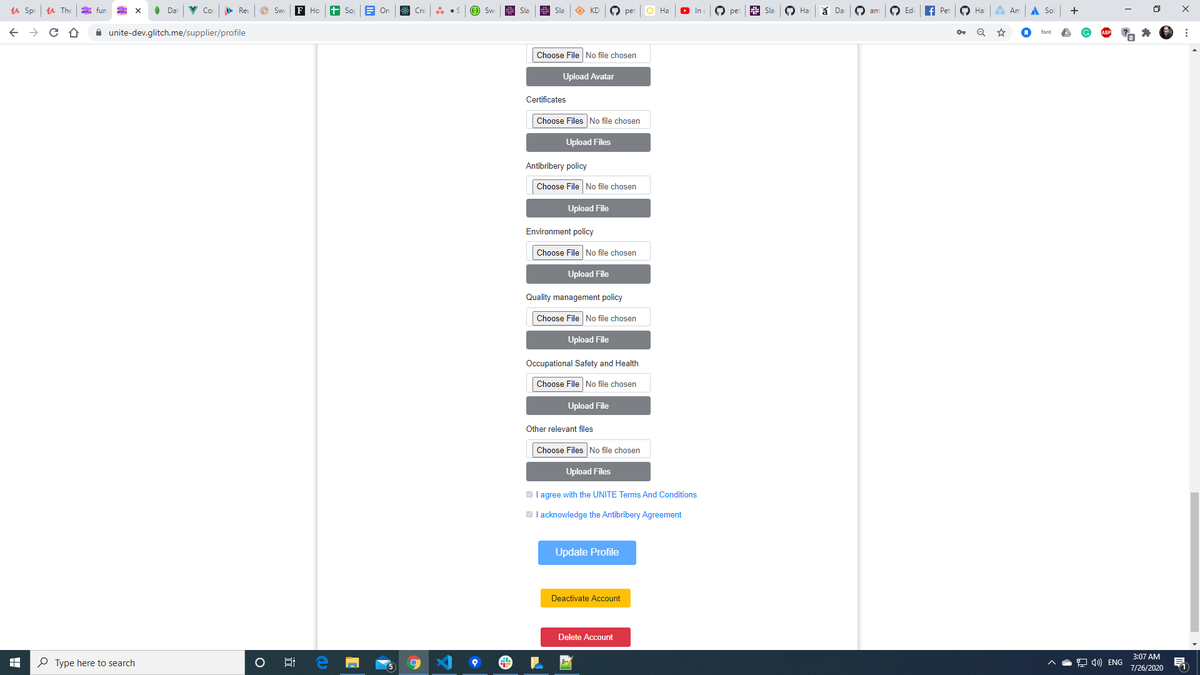 MineaPeter's tweet photo. Better styling of buttons for @UNITEteam1 and the UNITE Public Procurement Platform project from #EUvsVirus . Let's be thankful to #bootstrap4 (Bootstrap) for this facility! https://t.co/Pd4pFcPwIv