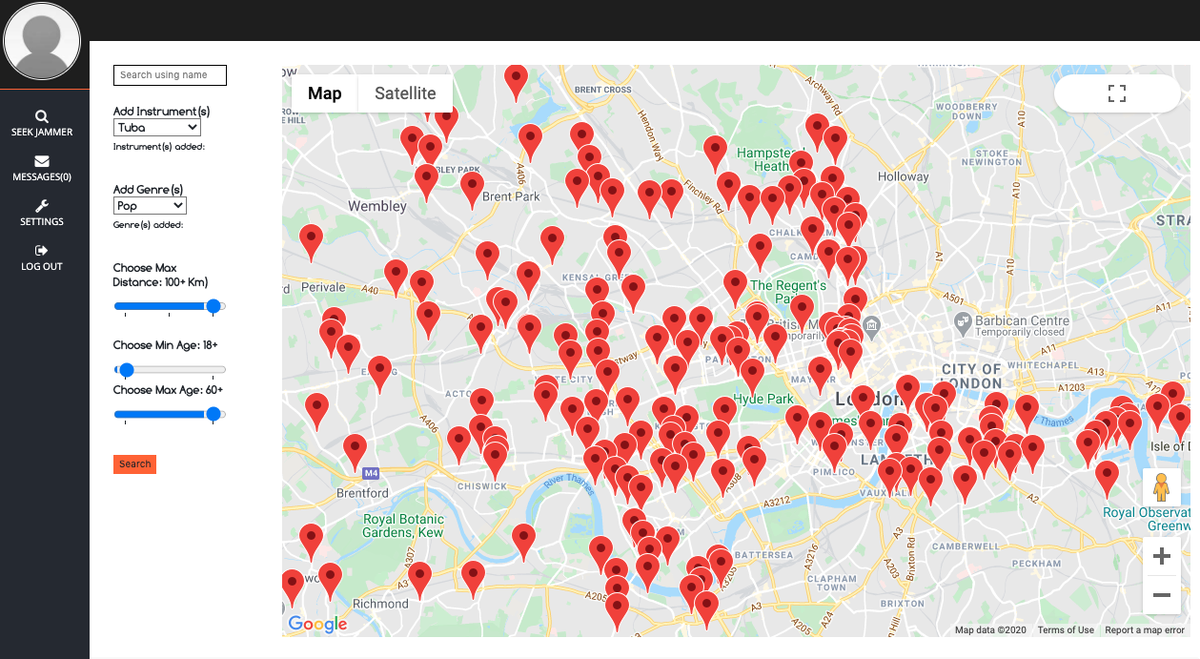JamseekLondon's tweet photo. New interactive #Jamseek website is under construction! Will enable #Jamseekers to pinpoint each other from any browser. Going live to celebrate once society is safe from #Coronavirus #jam #hobbyistmusician https://t.co/vhMTtxbC4r