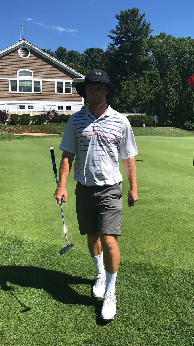 caddy_col's tweet photo. Halfway through and we are up 15. Ready to bucket hat beast mode the back 9!! https://t.co/dGmm9LAD3h