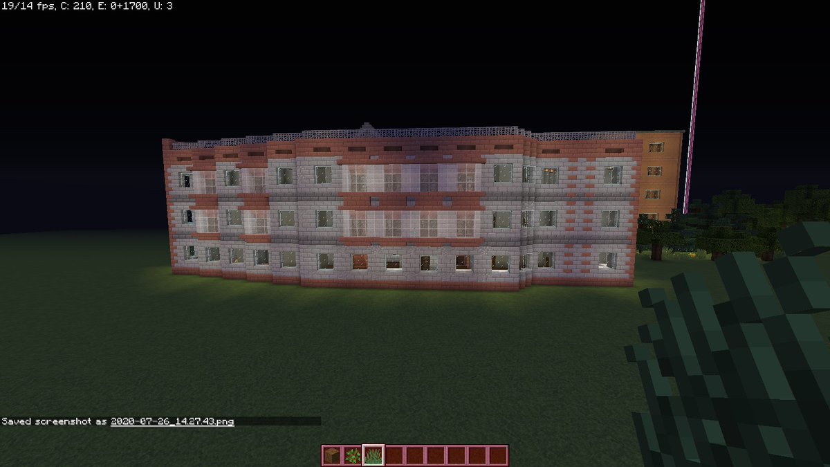 LordGamer6561's tweet photo. Builded new #panelhouse in #SunrizeVillage in #Minecraft 1/2 π https://t.co/CqLa87qkgK