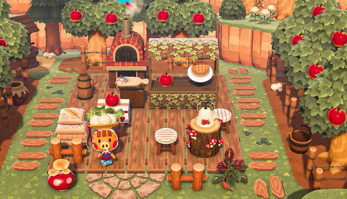 mochicrossingg's tweet photo. Daisy Mae stopped by for some apple pie &amp; apple cider 🥧🍎✨ #ACNH https://t.co/Gl1CLQbeKa