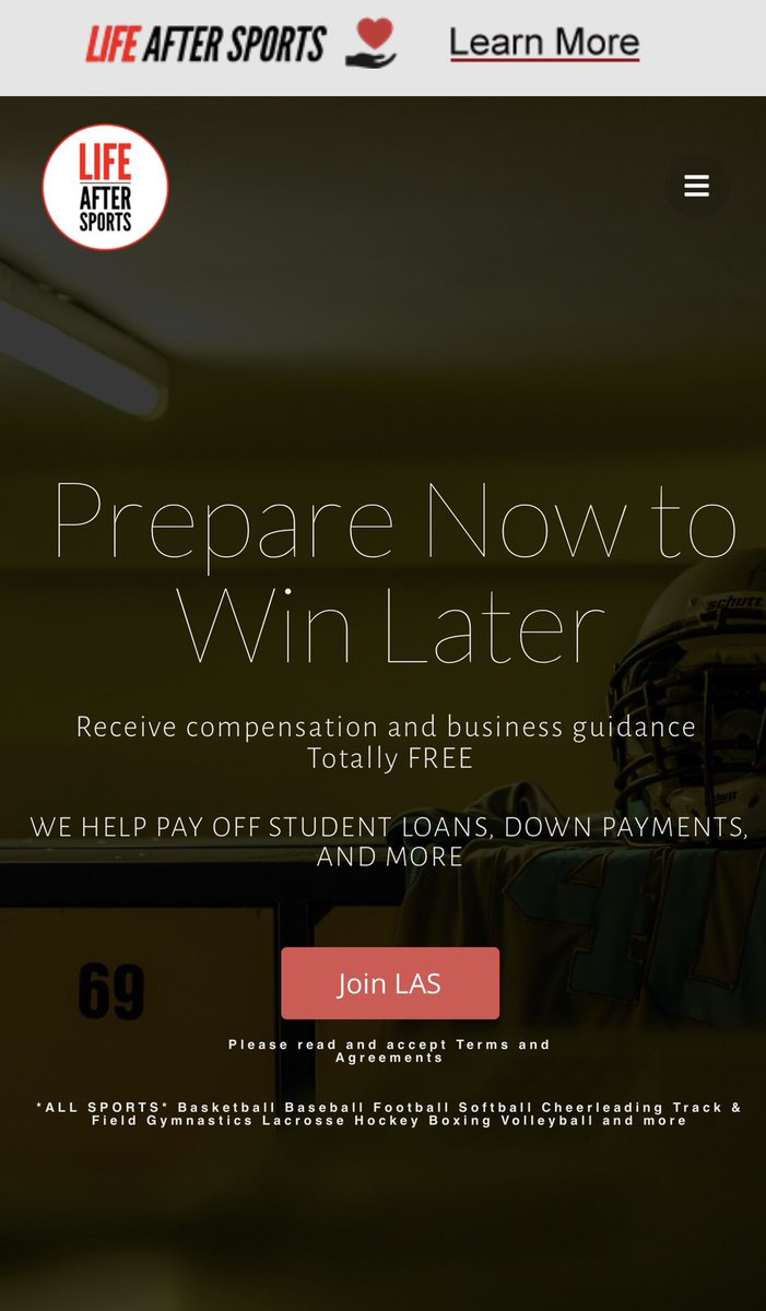 Collegiate Athletes. Register HERE! @ lascharity.com