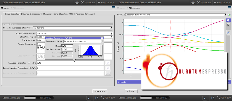 nanoHUBnews's tweet photo. The power of Quantum Espresso. The ease of nanoHUB.
Users can perform total energy calculations, energy minimization to predict structures, and obtain the Kohn-Sham band structure of periodic systems as well as #phonons. https://t.co/otMFubPlzQ
#quantumespresso #bandstructure https://t.co/n7cJ0LB5aA