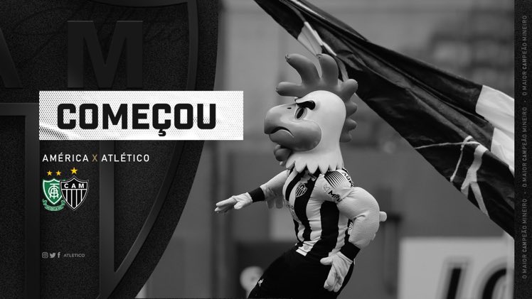 The ball is rolling! The match has started! 

Let’s go, #Galo! #AFCxCAM 🏴🏳