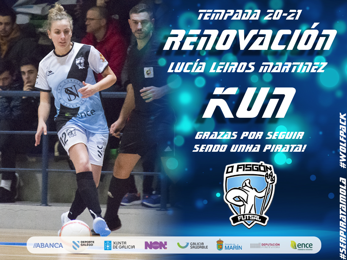 ofisgonfutsal's tweet photo. 👌Tempada 2020-21 | Renovación. Outra das nosas capitás @Luci_Leiros seguirá sinalando o rumbo da nave pirata. #serpiratamola #futsal #futsalfem #acfsf https://t.co/3rYIvQNkJi
