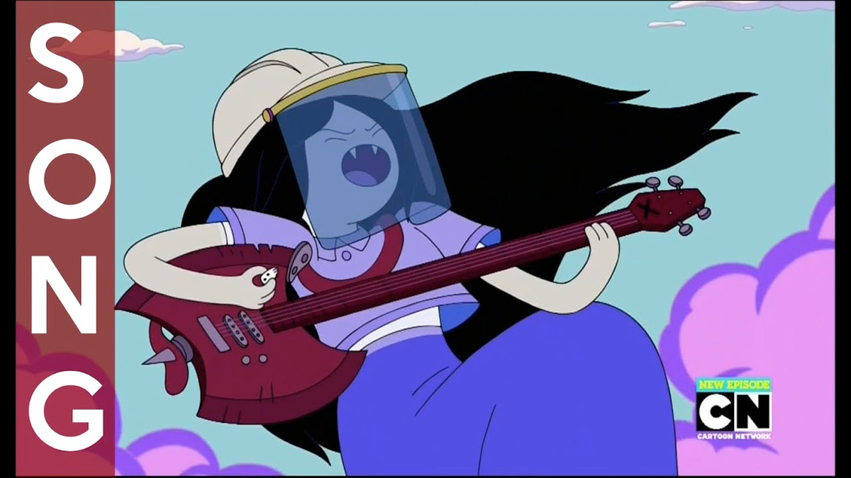 PollyGuo's tweet photo. i gave marceline a face shield in Music Hole to protect her from the sun (and bc i thought it looked Very Cool) but now is maybe the only time it will be socially acceptable for YOU ALSO to dress like this in public. seize this chance https://t.co/Yu3ftSWOLJ