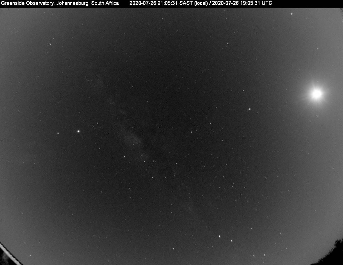 The sky is looking pretty nice so far tonight, and after a short power outage (*GASP*!), I’m up and running again.