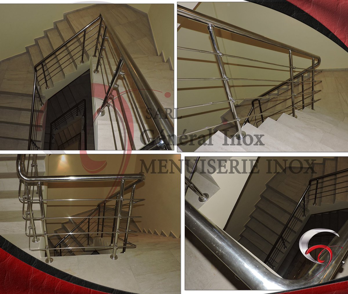 inox_sarl's tweet photo. #GI #generalinox #inox #stainlesssteel #home #deco #homedecor #architecture #decorations #metal #acier #acierinoxydable #escalier #gardecorps #rails #aluminium #menuisier #menuiserie #Algeria #balustrade #alg #algeria #stairs #railings #الجزائر https://t.co/77UGf0DkWN