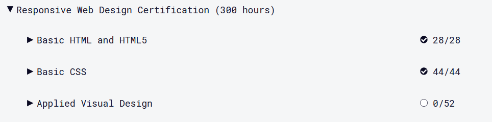 Day 4/100 #freeCodeCamp

HTML and CSS part completed. Loved the variable stuff in CSS.

Let's see how it goes with the rest of the part.🧑‍💻

#100DaysOfCode #CodeNewbie