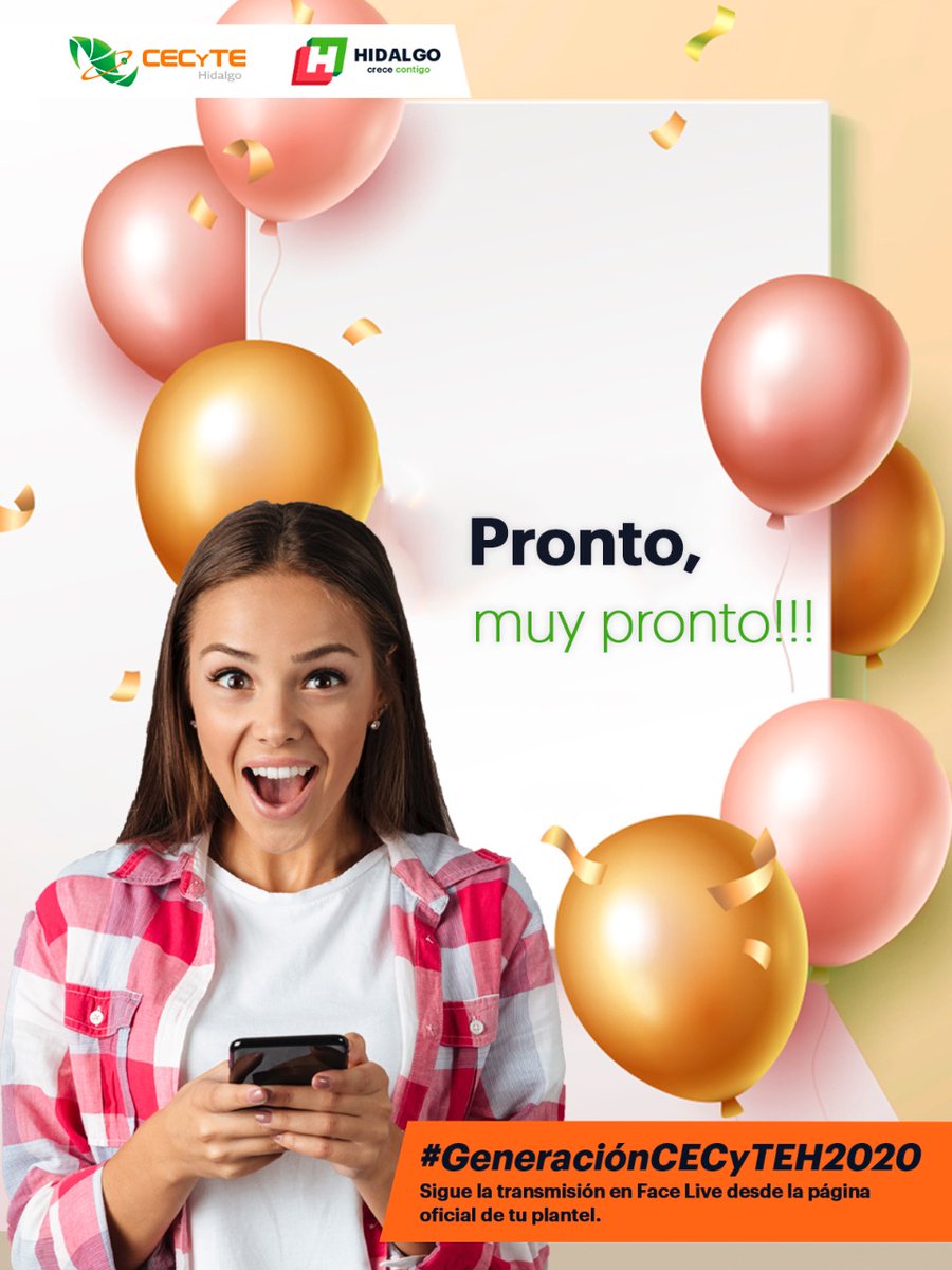 CECyTEHChilcuau's tweet photo. ¡El día que estabas esperando esta apunto de llegar! #GeneraciónCECyTEH2020 
📢¡Felicita a tu graduado!🥳🤩🎓 https://t.co/yugkfNj2K8