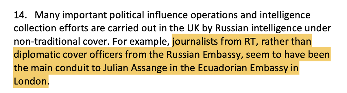 NOTE TO EVERY KNUCKLEHEAD IN U.S. MEDIA WHO COMPLAINED ABOUT RT HAVING TO REGISTER FARA:IT WAS A SPY OPERATION, NOT JOURNALISM. LIKE WIKILEAKS.