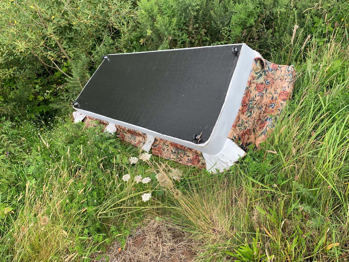 Do you recognize this sofa? The owner can reclaim in the undergrowth on the R772 near Scratnagh Cross. Does anyone recognize it? It’d be great to reunite it with its owner.