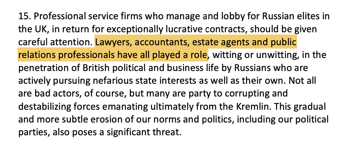 Speaking of FARA, does the UK have such a thing? Because Mr. Steele points out they have quite a few Russians using professional services firms as foreign agents.