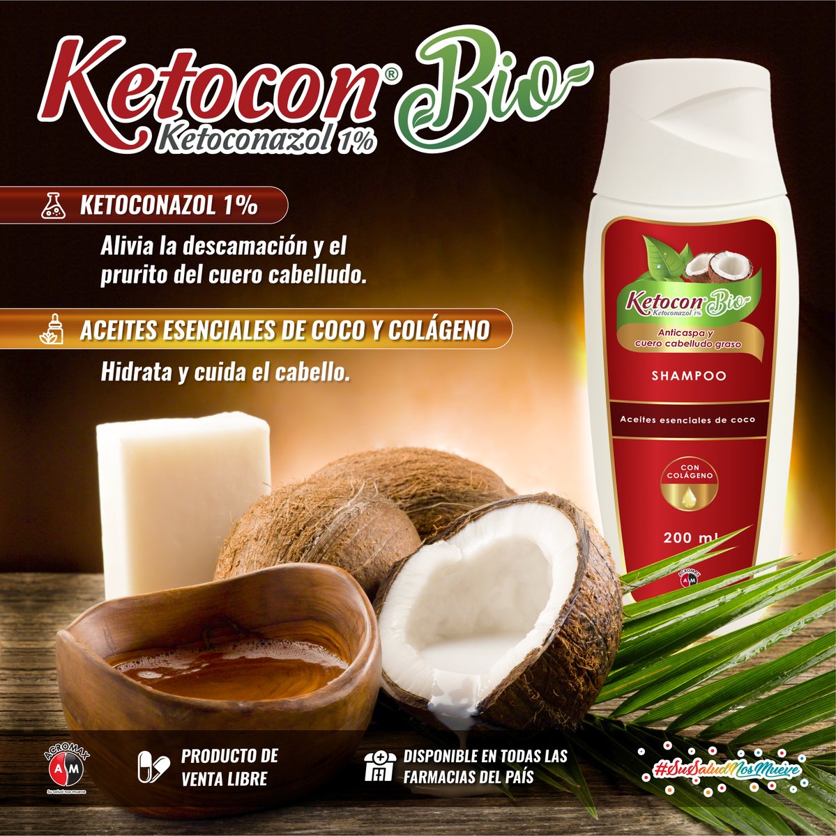 AcromaxEcuador's tweet photo. Las células del cabello, tienden a morir y a ser reemplazadas por otras. Sin embargo, la caspa aparece por un hongo.
Ketocon Bio elimina la caspa, reduciendo los síntomas como:
💧Picor
💧Irritación
💧Descamación del cuero
#Acromax #SuSaludNosMueve #KetoconBio #Caspa #Cabello https://t.co/np9AX1aYuG