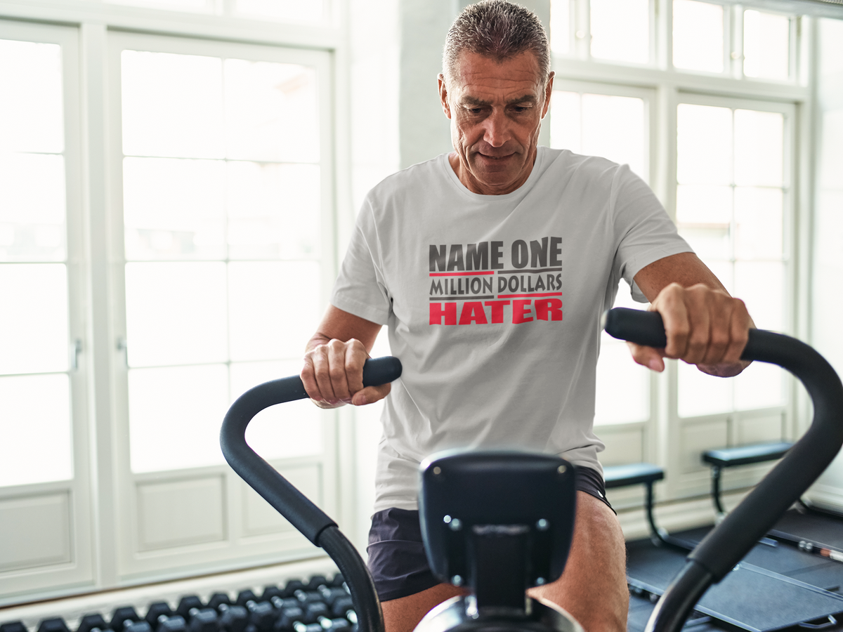 HatersLines's tweet photo. "Name One Million Dollars Hater" Tee By @HatersLines....Can You...??? Movement is on...Store link in the bio
#fitness #workout #body #health #muscle #goals #fitfam #bodybuilding #Haters #home #AmericaOrTrump #man #guy #streetwear #Motivation https://t.co/RuubOcPLgu