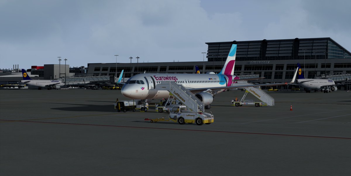 Cpt_Hollis's tweet photo. Flying EDDS-LHBP for #virtualLH.com in EWG. #prepar3d @REXSimulations https://t.co/CCL4Ux8jCN
