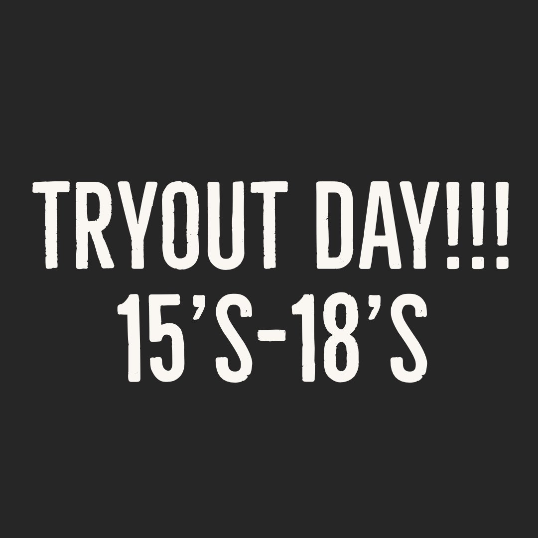 etjuniors's tweet photo. Tryouts are today!! 15’s-18’s - check the website for all the details!! #etjyayay https://t.co/ZW9lJ13ml7