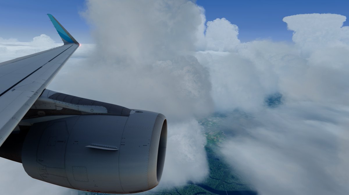 Cpt_Hollis's tweet photo. Flying EDDS-LHBP for #virtualLH.com in EWG. #prepar3d @REXSimulations https://t.co/CCL4Ux8jCN