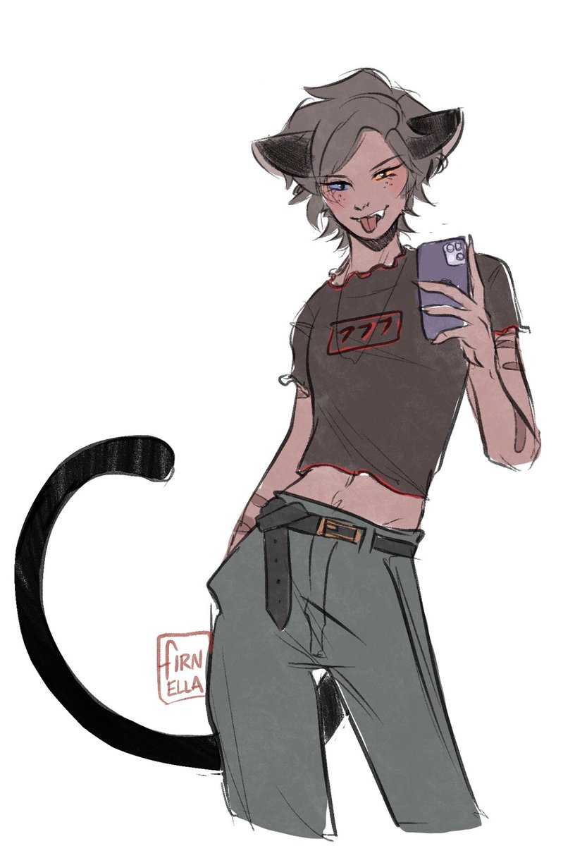 firnella's tweet image. Day 97 of missing my gf and I’m drawing catradora in our outfits 🥺💞

#SheRa #Catradora