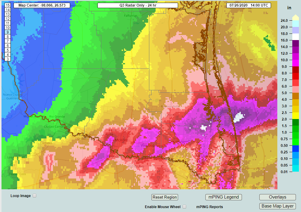mattlanza's tweet image. Hanna hammering South Texas and the Rio Grande Valley with heavy rain this morning. Hardest hit areas are near Mission, Weslaco, and from Harlingen east it appears. Houston sees some scattered storms today, but manageable. More @SpaceCityWX: spacecityweather.com/major-flooding…