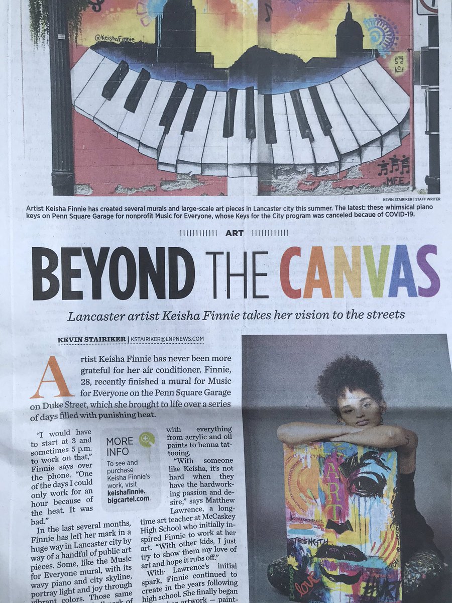KeishaFinnie's tweet photo. Seeing my face on the front page this morning has me speechless. I don’t know if I’ll ever get used to or believe the great things people say about me, I’m just being myself and it feels amazing to have people accept me for who I am. Thank you for letting me be me. 🥺🖤🎨 https://t.co/1wvCpZ2ocr