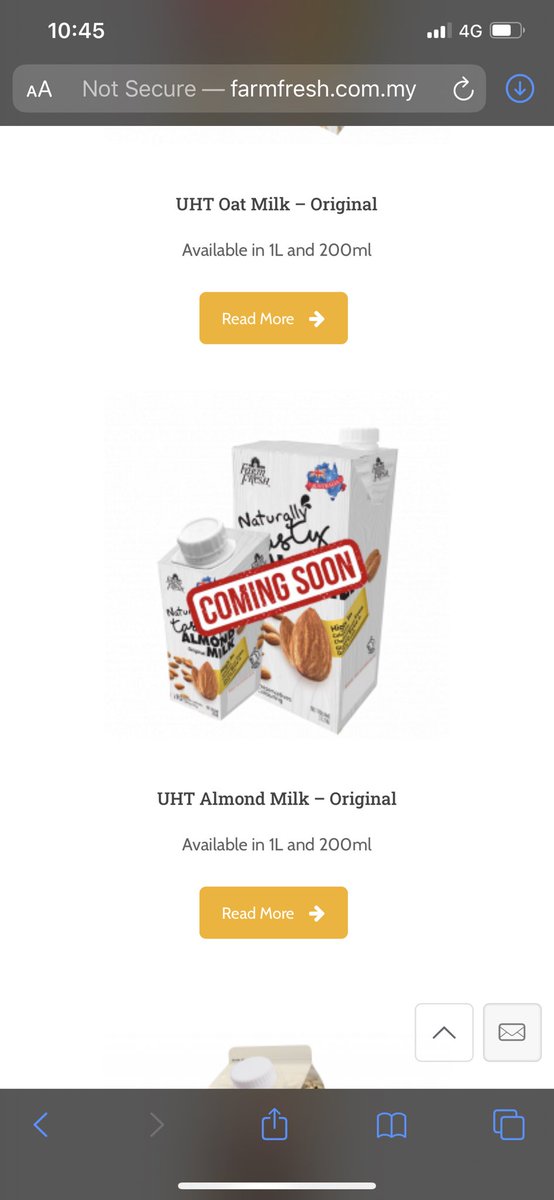 NurAfifah's tweet photo. Uwuuu Farm Fresh nanti ada Almond Milk?!?  Oat Milk?!? Chocolate Milk with Soy?
I AM HERE FOR IT!!! https://t.co/hQraE4lT2t
