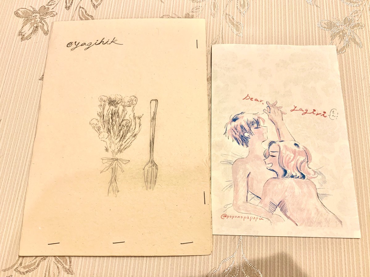 ふつえいの皆さん…
ぽのぴぽぱさん(@poponopipopa )と映画館でGWを観たとき頂いた…なんと…ふつえいです…自分しか見ることができないのが惜しいので許可を頂いて掲載しました…!ありがとうございました?4枚目は私の拙作です 