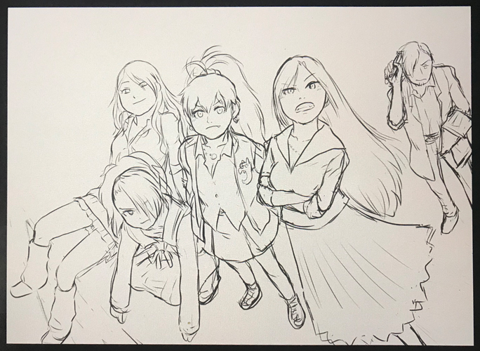 今日中に描けないしアイドルものの気配がない 