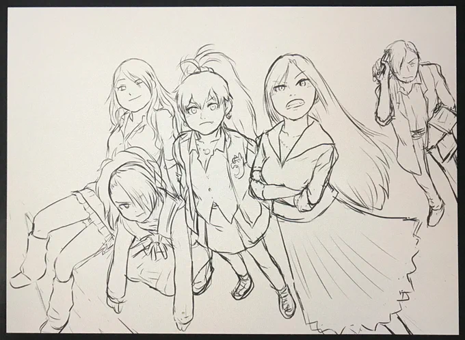 今日中に描けないしアイドルものの気配がない 