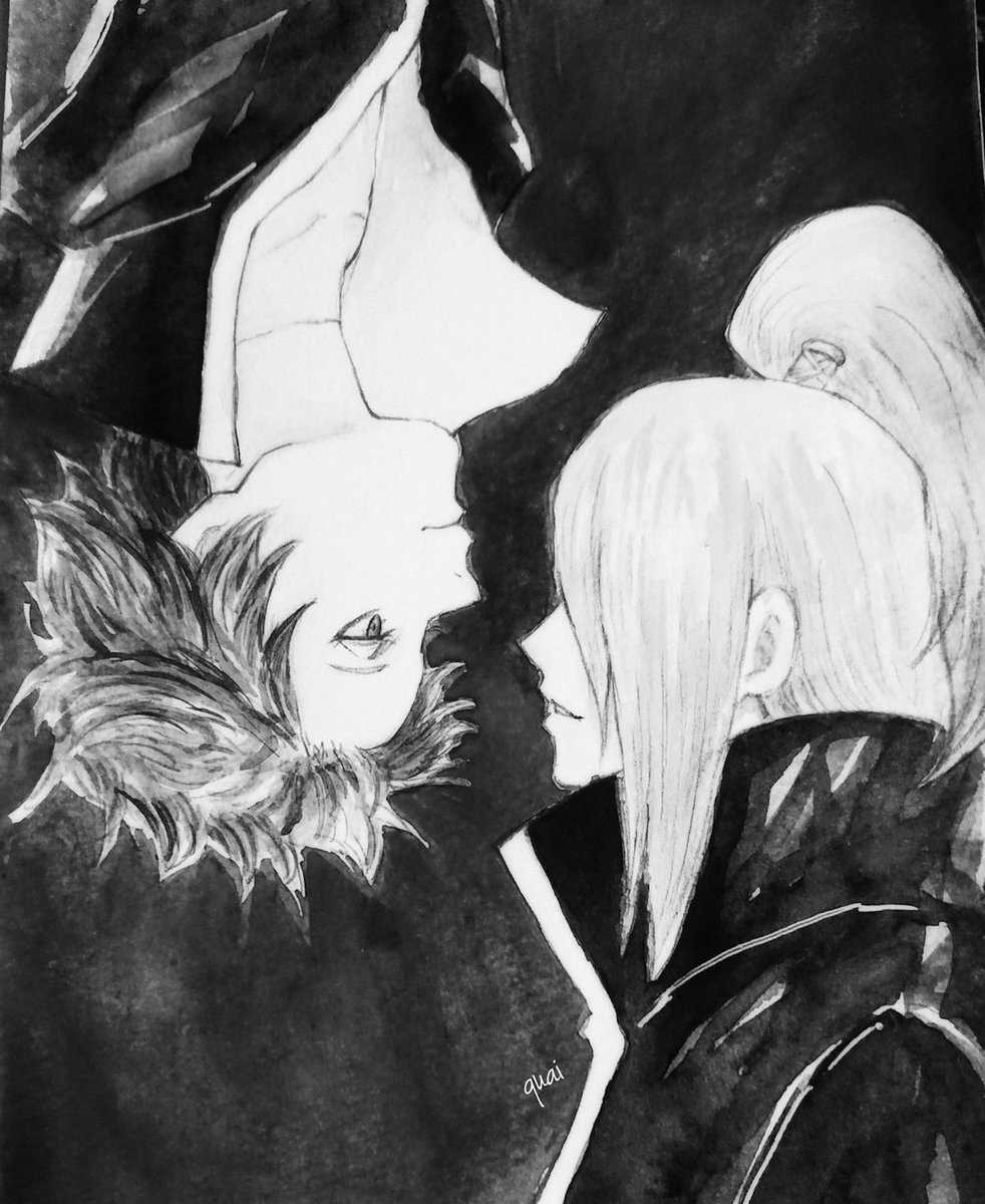 #絵をモノクロにするとかっこいい
ほほぉ…?! 