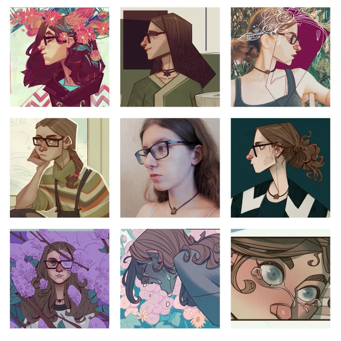 #artvsartist selfportrait edition :')
I did quite a few selfportraits over the time and thought that this might be an interesting thing to do hehe
Join in?? Let's start a #selfportraitvsartist ?? 