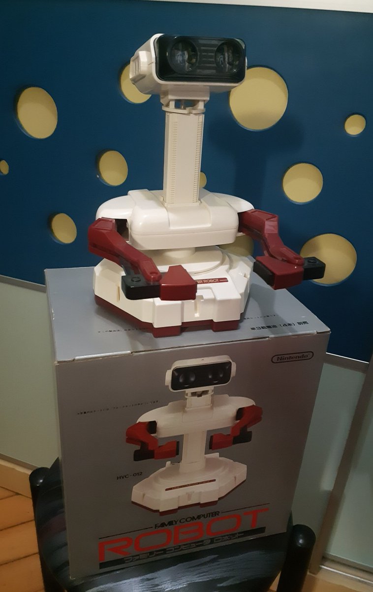 Akfamilyhome's tweet image. R.O.B. the Robot was released on this day in Japan 35 years ago!