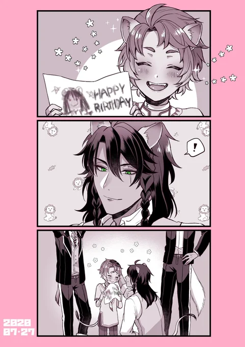 #レオナ・キングスカラー誕生祭2020
「プレゼントだよ!」 