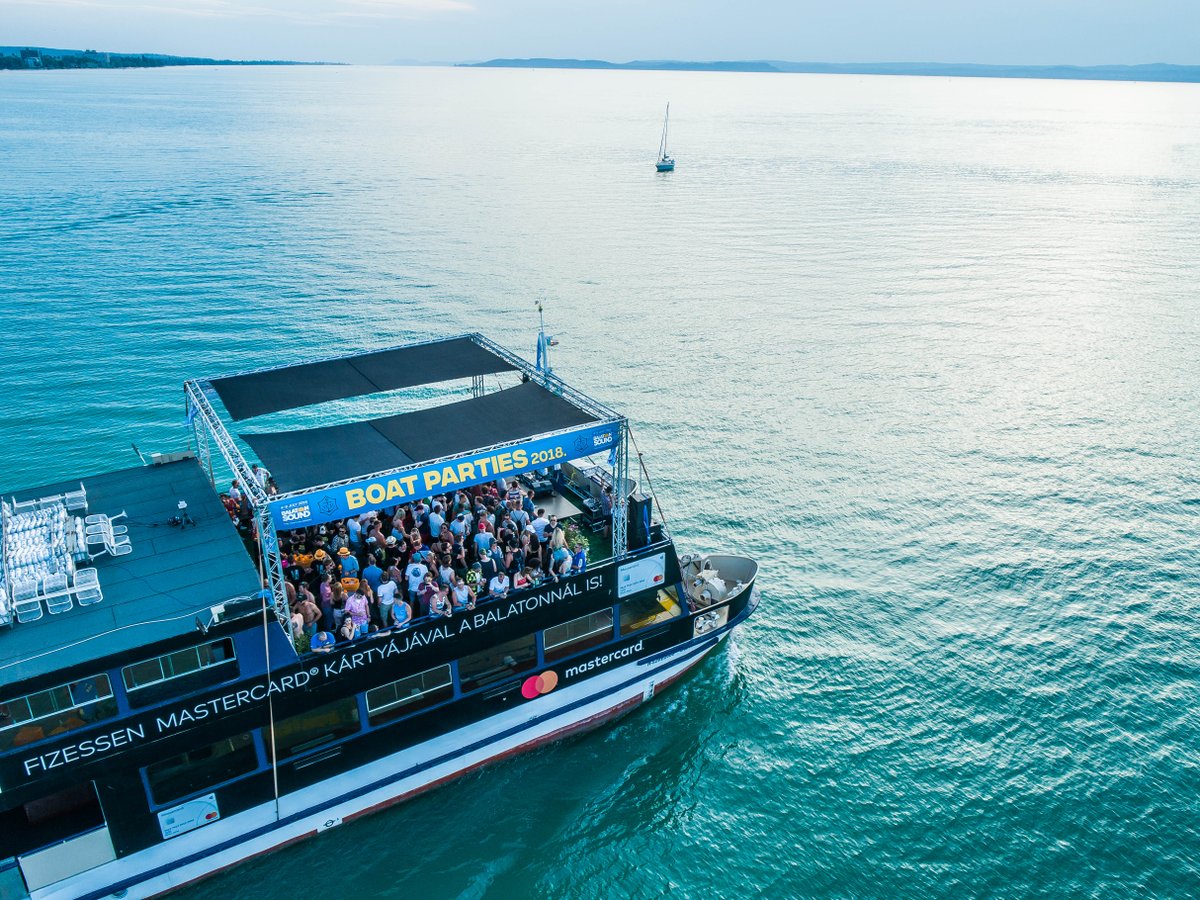 Beautiful views throughout Lake Balaton &amp; excellent beats to dance to. This is what Boat Parties are made of ✨