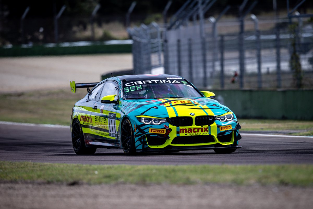 BMWMotorsport's tweet photo. They did it again! After their win on Saturday, Gabriele Piana and Bas Schouten also took victory in Sunday's @gt4series race for @RN_STS_Racing. 🏆🏆 What a weekend for the BMW M4 GT4 at @autodromoimola! 💪🏼

#BMWMCustomerRacing https://t.co/AvIwFt6Kx3