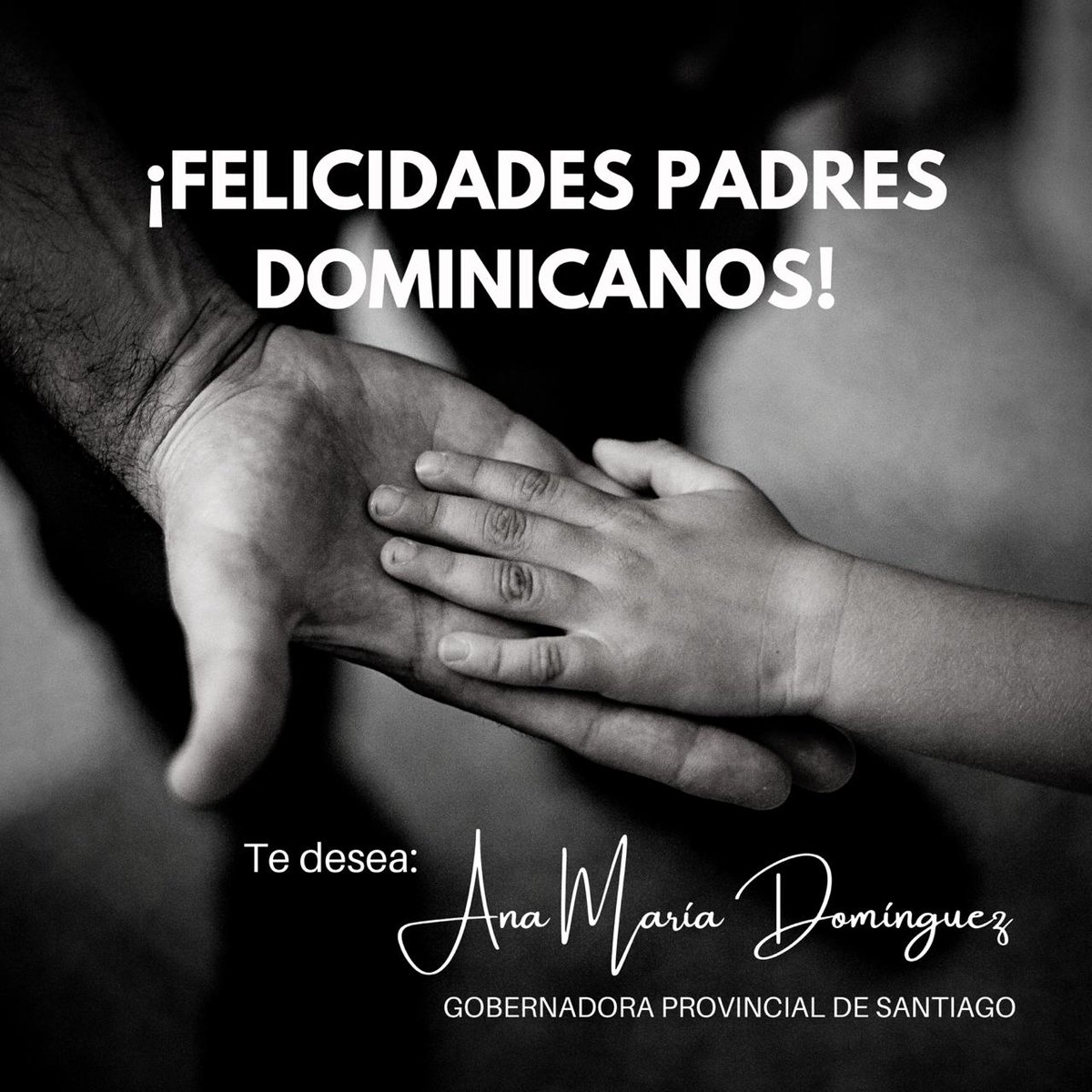 AnaDFiguereo's tweet photo. Felicidades a los padres dominicanos que con amor, entrega y dedicación dan lo mejor, para guiar por caminos de paz y desarrollo a sus hijos y familias. ¡Bendiciones!.

#FelizDíaDelPadre https://t.co/yEnVHYXdie