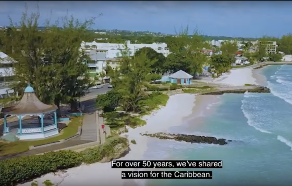 the_IDB's tweet photo. We've been working to build a stronger and more resilient #Caribbean for over 50 years, and so have the people who inhabit those lands. Watch as we share the history and the vision to #JumpForward. https://t.co/EVwoJmp9SL https://t.co/oLBmV6KFSK