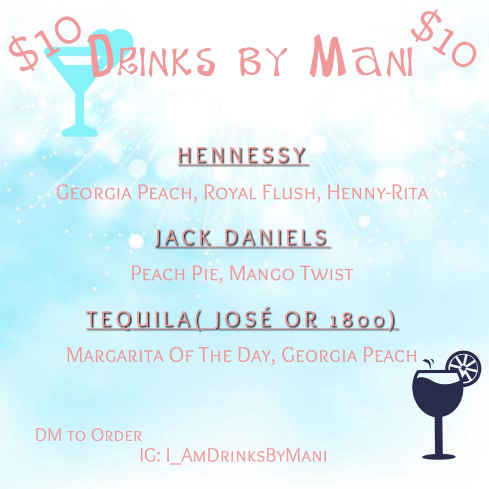 XOImaniAisha's tweet photo. Who is ready for happy delivered to you?!? #Atlanta #Atl #AtlBartender https://t.co/jGByLlO4c2