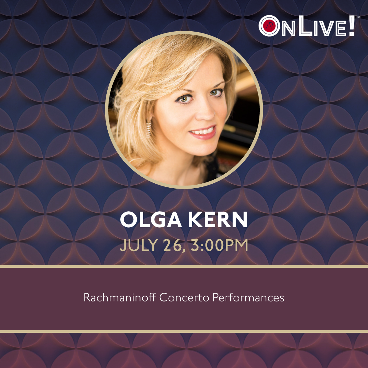 One final afternoon of passion for the piano as we close out our (first) 10th Anniversary: Tune in live at 3pm EST for a visit with Olga Kern. artofthepiano.org/onlive/

For access to exclusive content, donate here: artofthepiano.org/donate/.