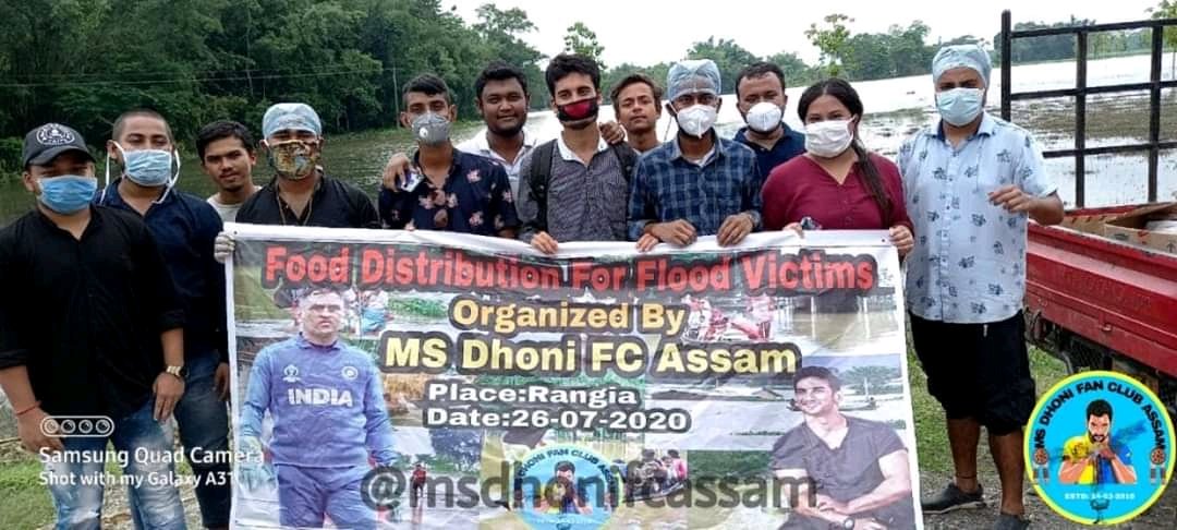 tejasmishra1997's tweet photo. We are proud of your efforts #MSDhoniFCAssam 💛 @msdhonifcassam Keep the great working going same way. #AssamFightsBack and you all are the warriors while #AssamNeedsHelp 💛🇮🇳👑 Appreciation on behalf of entire nation &amp; our beloved @RDK_7_27 https://t.co/8EZJiENIqT