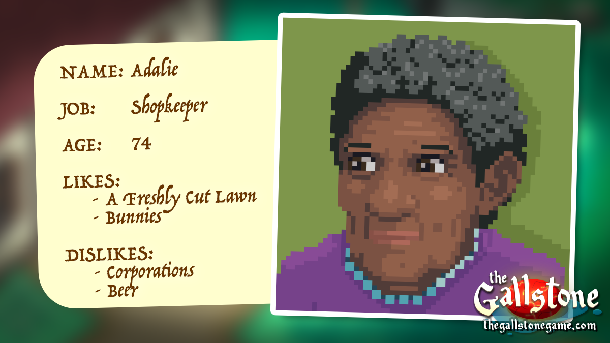 dominickjohn's tweet photo. Building out the first town for @thegallstone! Here's a pixel portrait for one of its citizens. Don't be fooled, she's a feisty one.

#pixelart #indiedev https://t.co/Ke9FU2Zki4