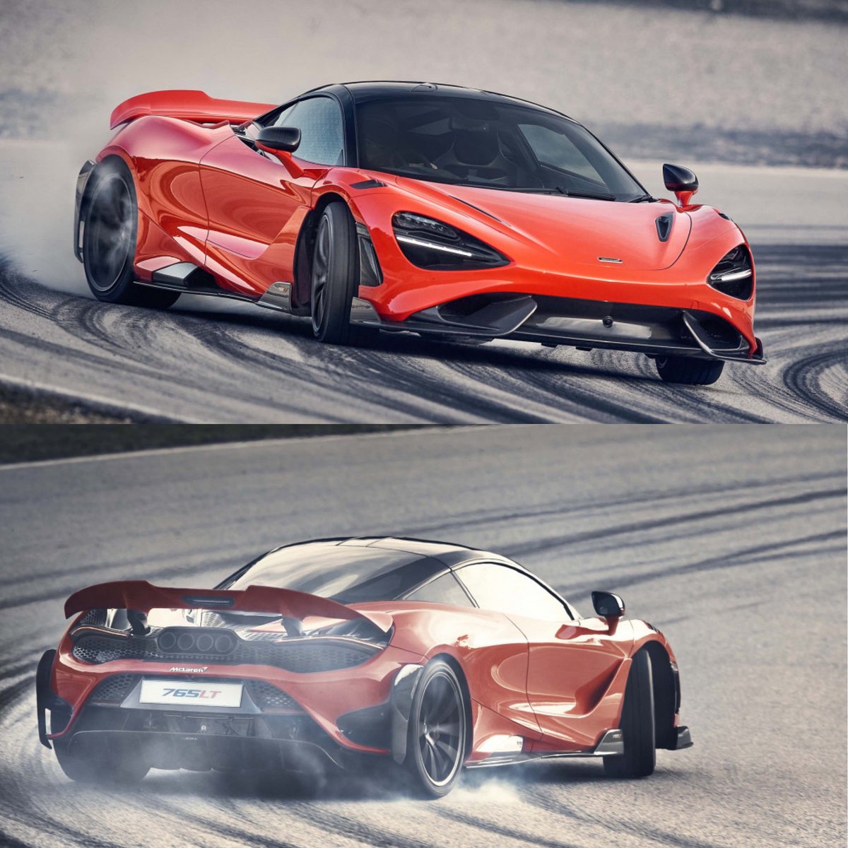 ApexCarMedia's tweet photo. New Mclaren 765LT! What do you guys think of the crazy exhaust and carbon fiber adjustable wing?

Specs:
4.0L Twin Turbo V8
755 Horsepower and 598 lb-ft of torque 
0-60 in 2.7 seconds
Top speed of 205 MPH/330 KPH

#Mclaren #Mclaren765LT #765LT #HyperCar #SuperCar  #ACM https://t.co/dxyZM9w4mQ