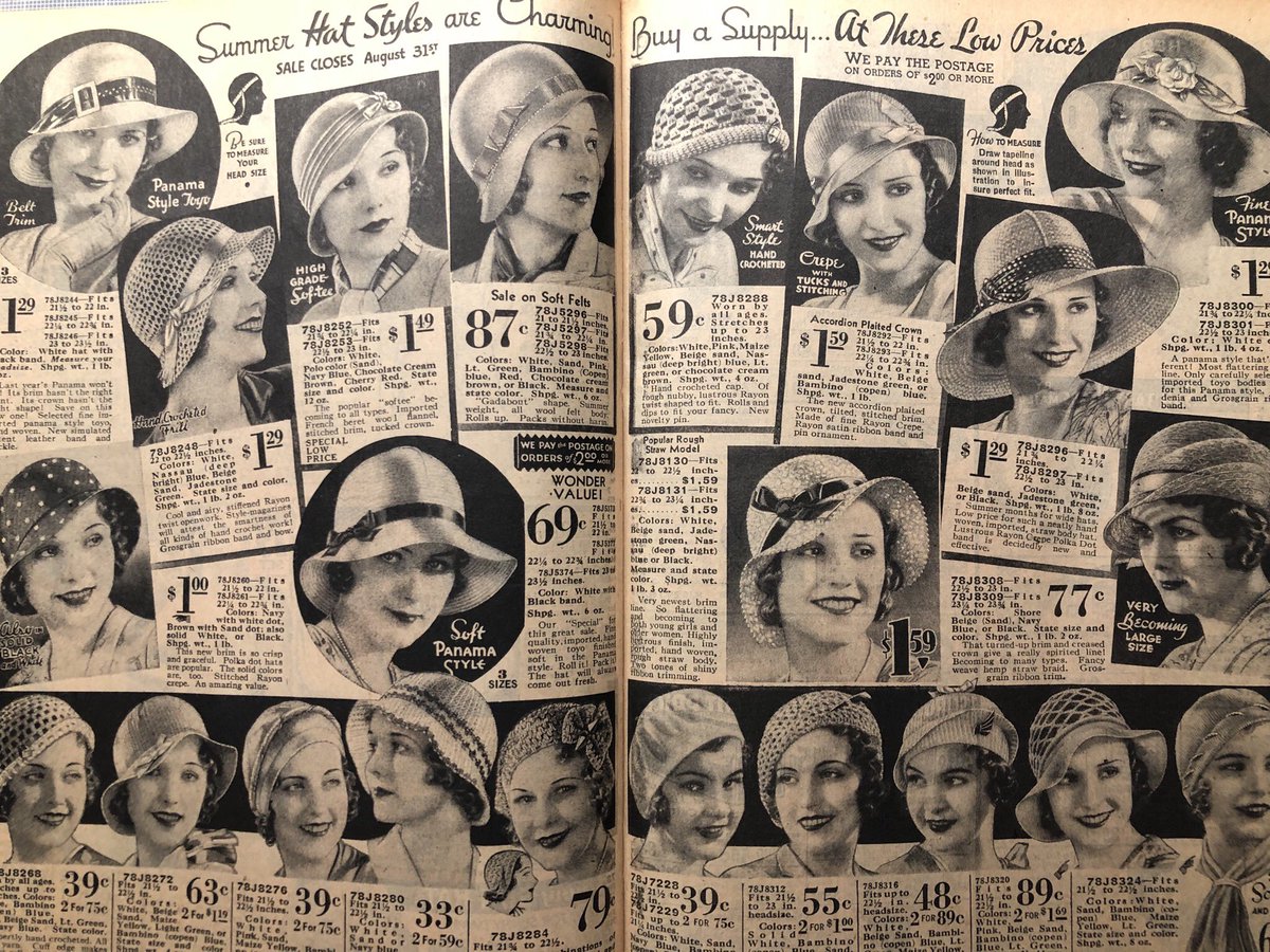 1930年代の米デパート通販カタログ。この驚異的メガネ率の低さに驚愕せよ。 