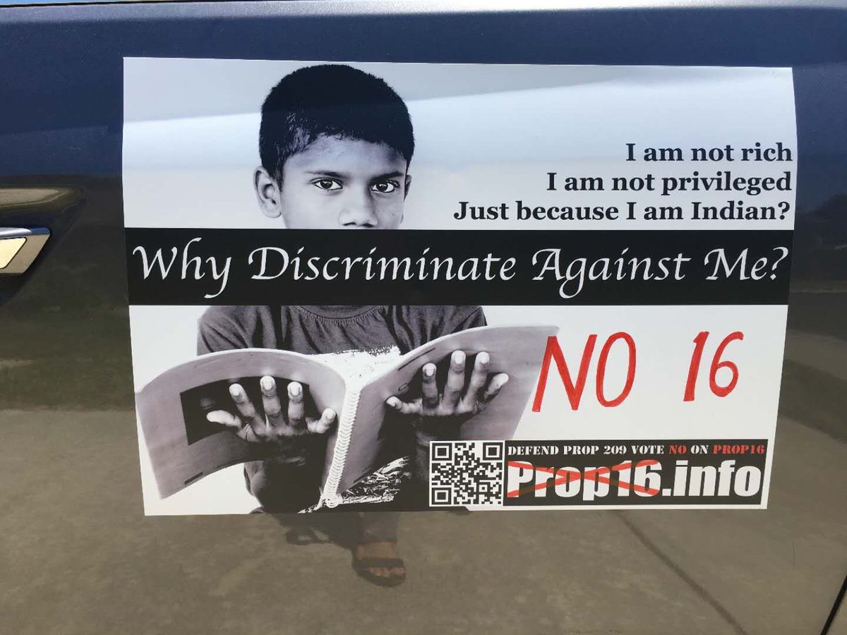 hknmtt's tweet photo. stop prop16!
no one should be judged by his/her skin color!
#noprop16 https://t.co/VFqvCiGUxK